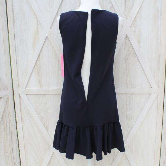Betsey Johnson Sleeveless Dress Size 2 Ruffled Hem - Picture 9 of 12